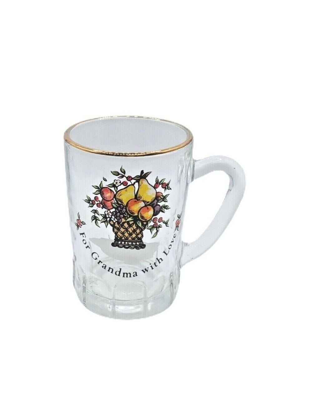 🍺Vintage Grandma Mini Mug 🎁 Shot Glass Toothpick Holder💐